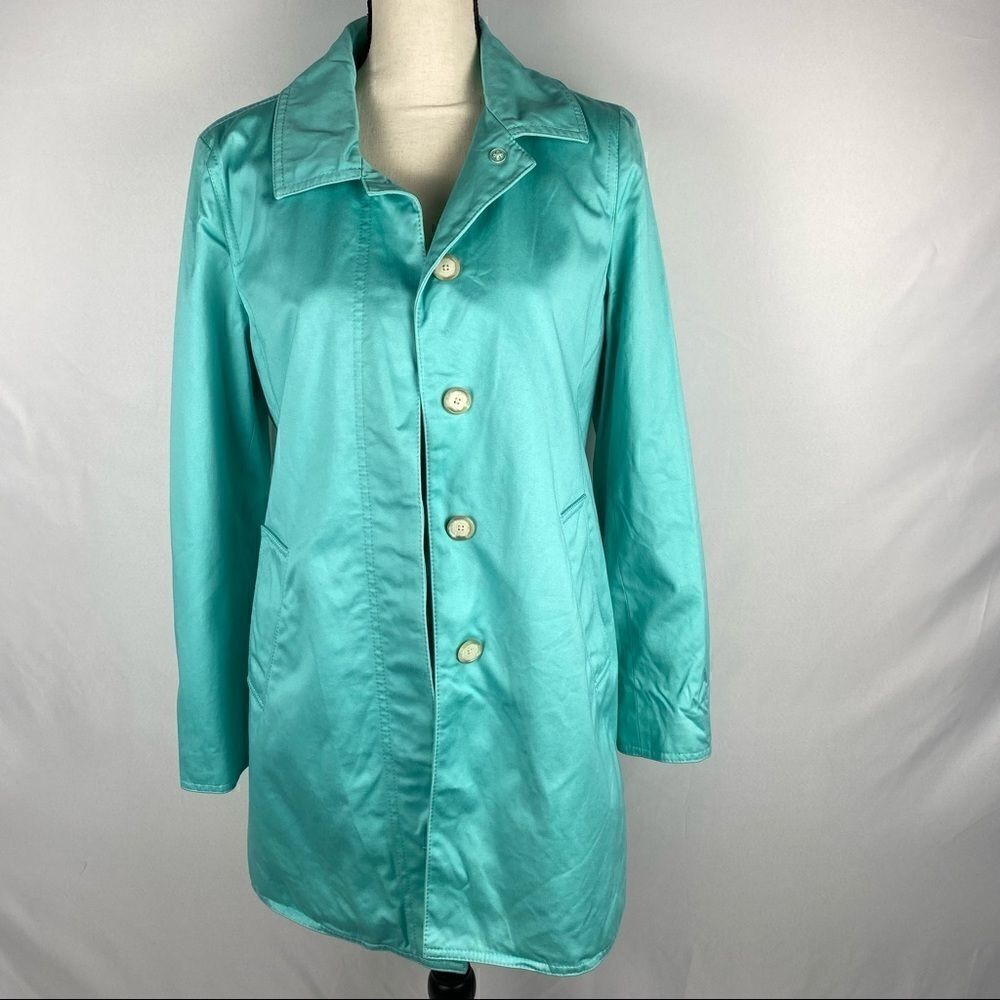 Coach Trench Coat in Mint Size M